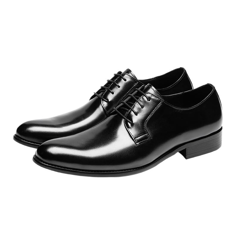 Men's Classic Business Lace Up Oxford Shoes Casual Lace Up Round Toe Lug Sole Dress Derby Shoes for Office Classic Business Party Shoes