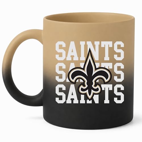 Proformance Home NFL New Orleans Saints Echo Fade 16oz Soft Touch Mug