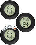 MAVORI – MAVORI® 3er Set Mini Thermometer Hygrometer rund - digitaler