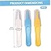 3PCS Baby Booger Picker 3 Colors Nose Picker with Round Head 3.6 inch Plastic Baby Ear Cleaner for Babys Care