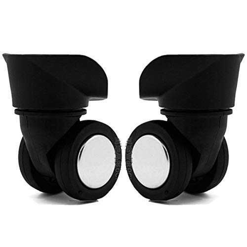 Trunk Wheels,Luggage Wheels Replacement, 360 Degree Swivel Luggage Mute Wheel Suitcase Replacement Repair Wheels Parts Spinner (A55#)