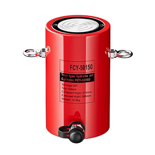 MDYHY 6in/150mm Stroke Jacks, Portable Hydraulic Jacks, Split Lifting Cylinders,20T Capacity Hydraulic Cylinders, Industrial Jacks, Automatic Retraction Function(50T/110231lb-6in Stroke)