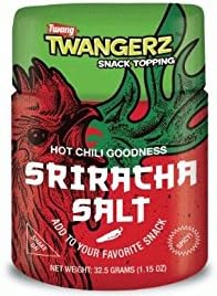 Twangerz Snack Topping, Sriracha, 1.15 Ounce Shaker (Pack of 10)