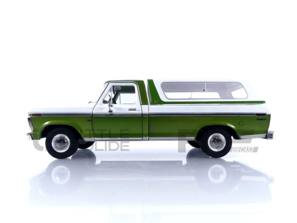 Miniatura Picape Ford F-100 1976 Gulf Série 9 - 1:64 Greenlight