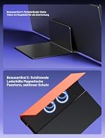 JSAUX FlipGo Lite 15.6" Dual Laptop Screen Extender, 1080P Triple Monitor Display Erweiterung, Bildschirm Erweiterung für Windows/Linux, EIN-Kabel-Verbindung/Magnetisches Design/Built-in Hub – Ansicht 9