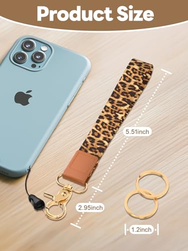 Image of Wristlet Keychain for Women and Men, Key Chain Holder, Wrist Lanyard for Keys