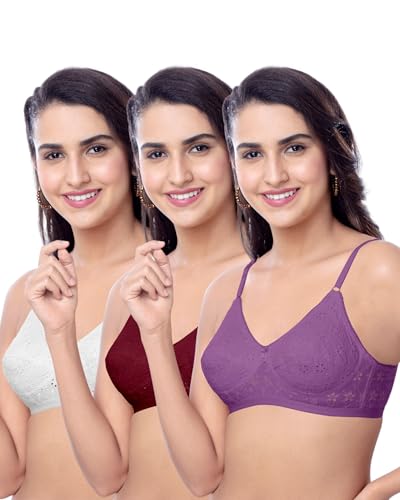 Image of Brida Italia Women's Cotton Minimizer Saree Bra | Full Coverage | Non-Padded, Wire-Free | Comfortable Daily & Ethnic Wear