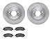 Dynamic Friction Company Front Brake Rotors with 5000 Advanced Brake Pads 6502-39134