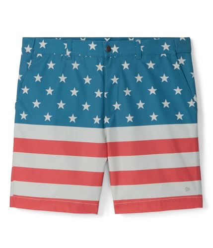 Tipsy Elves Men's Classic-Fit Golf Shorts - Colorful Athletic Short Pants for Men - Ultra Soft Feel with 4 Way Stretch