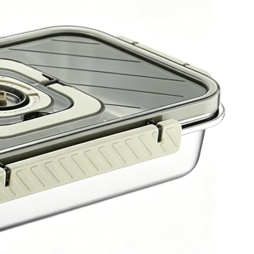 Boîte en acier inoxydable pour organiser votre réfrigérateur et placard - 7