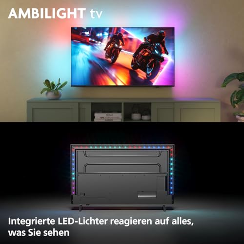Philips Ambilight 55MLED910 Mini LED 4K Smart TV - 55 Zoll Display mit P5 Perfect Picture Engine Ultra HD, Titan OS, Dolby Vision Und Dolby Atmos Sound – Bild 3