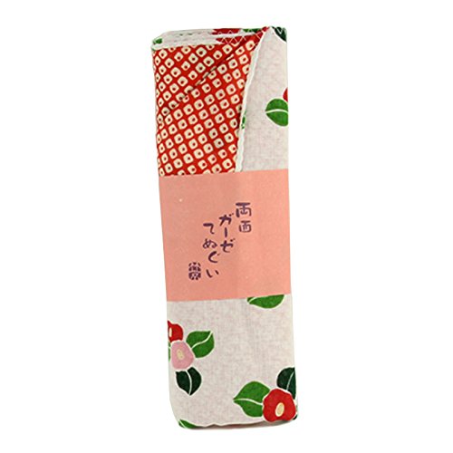 くろちく 和小物 両面ガーゼてぬぐい 椿かのこ 40611101