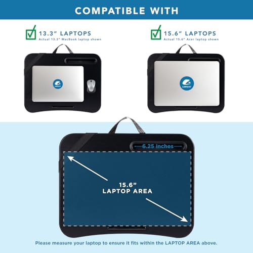 Image of LAPGEAR Designer Lap Desk - Buffalo Check, 2-Pack with Storage Basket