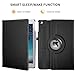CenYouful iPad Case Fit 2018/2017 iPad 9.7 6th/5th Generation - 360 Degree Rotating iPad Air 2 Case Cover with Auto Wake/Sleep Compatible with Apple iPad 9.7 Inch 2018/2017 (Black)