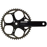 SRAM Kurbelsatz S300 Courier - Einsatzbereich: Singlespeed - TSM Kettenblätter - Material Kurbel: Aluminium - Material Kettenblatt: Aluminium - Lochkreis: 130mm - Farbe: schwarz-glänzend - Gewicht: ca. 890g