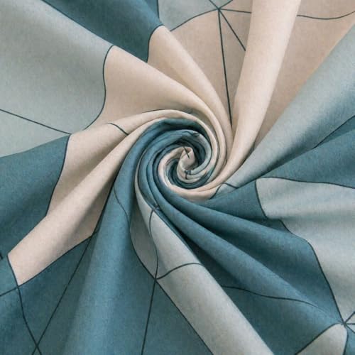 Image of Castiqa Elastic Fitted Supersoft Premium GlaceCotton 200TC King Size Bedsheets with 2 Pillow Covers (Fits Upto Mattress of 8 Inches) (Queen (60x78), Aqua S)