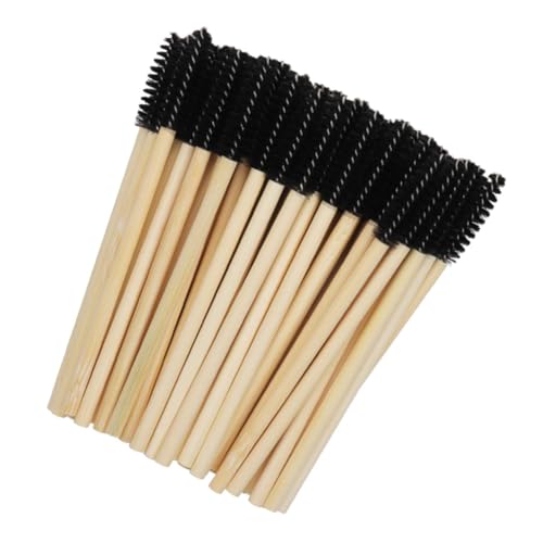 Beatifufu Mascara Applicator Makeup Lash Wands 100pcs Disposable Eyelash Brush Eyebrow Brush Wand Multi-angle for Easy Application