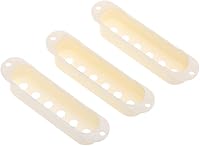 Vista 3 de Musiclily Pro Plastic - Juego de 3 cubiertas para pastillas de guitarra Stratocaster de 50/50/2.047 in, para Import Strat Squier, color blanco