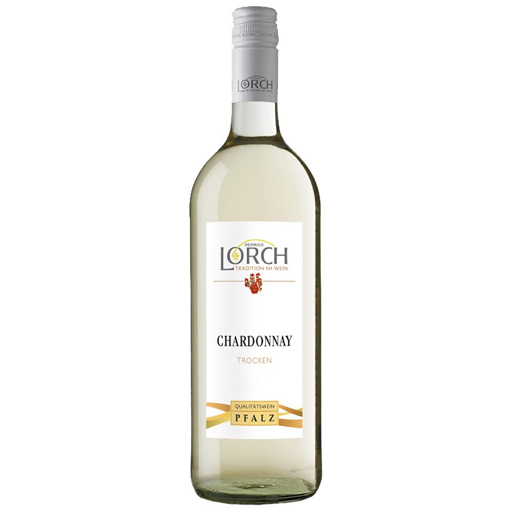 Lorch Chardonnay QbA, trocken, sortenreines Weinpaket + VINOX Winecards (6x1,0l)