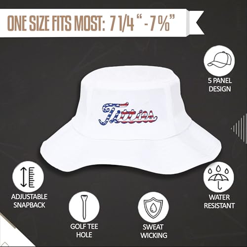 Image of Curves & Clubs Titties Golf Hat - Funny Golf Hat, Titties Hat - Funny American Hat - One-Size-Fits-All - Men's Gifts