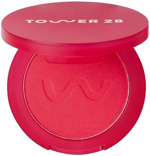 GetSet Matte Powder Blush for Cheeks - 12-Hour Setting Blush Powder for Smooth, Blurred Skin - Talc-Free, Sweat-Proof Face Blushes - Makeup for Sensitive Skin - Sunset Shirley (1.13 oz)