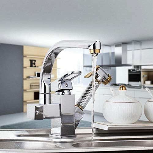 Mitigeur de bidet en laiton doré rotatif à 360° pour un design de salle de bain luxueux