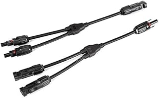 1 Pair Y Type Connectors Solar PV Cable Solar Panel Cable Male Female M/F/F & F/M/M Y2-1 Branch Connectors Y Shape Photovoltaic Connectors
