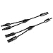 Produktbild 1 Paar Y Typ Steckverbinder Solar Verteiler PV Kabel Solar Panel Kabel Männlich Weiblich M/F F F/MM Y2-1 abzweigstecker Y Form Photovoltaik Steckverbinder Solar Kabel y Verlängerung