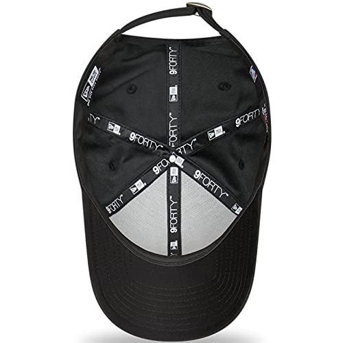 New Era Stack Logo casquette 9Forty Chibul noire avec couronne structurée rigide