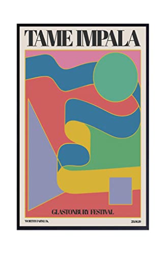 Christ-EZ Tame Impala Poster,Tame Impala Vinyl, Album Cover Poster Cool Wall Decor Art Print posters for room aesthetic - Matte Poster Frameless Gift 11 x 17 inch(28cm x 43cm)