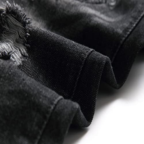 Brede spijkerbroek voor heren Klassieke modetrend Persoonlijkheid Knappe Honderd Met Slanke Stretch Straat Honderd Met Rechte Broek - Afbeelding 5