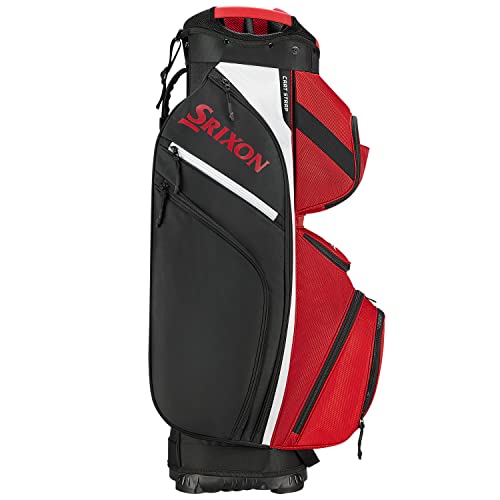 Srixon-Bolsa-de-Golf-Premium-para-Carro-Divisor-de-14-Palos-11-Bolsillos-con-Cremallera-Incluido-un-Objeto-de-Valor-con-Forro-de-Terciopelo-y-un-Bolsillo-Aislado-para-el-Cuello