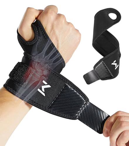 FVVWVV 1Pair TFCC Wrist Brace with 1Pair Wristbands, Wrist Support for Tendonitis, Strain, Pain...