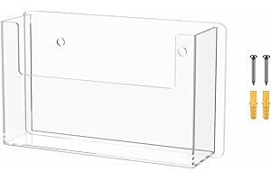 Versatile 6"x4" Clear Acrylic Postcard Holder