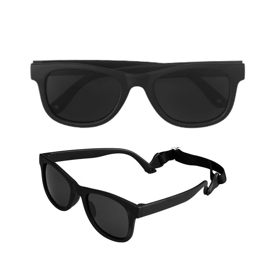 Toddler Sunglasses Polarized with Adjustable Strap for 0-2 Years Kids, UV 400 Protective Glasses(01)