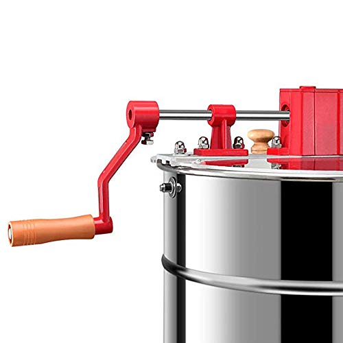 FLYHERO Honigschleuder / 4 Waben/Manuell/Rostfreier Edelstahl/Imker Honig NeuExtracteur De Miel Acier Lnoxydable 4Cadre… – Bild 8