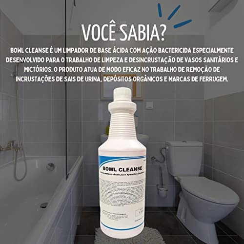 Bowl Cleanse 1L Melhor Limpeza de Vaso Sanitário e Mictório