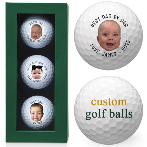 Personalized Golf Balls for Men - Custom Golf Balls with