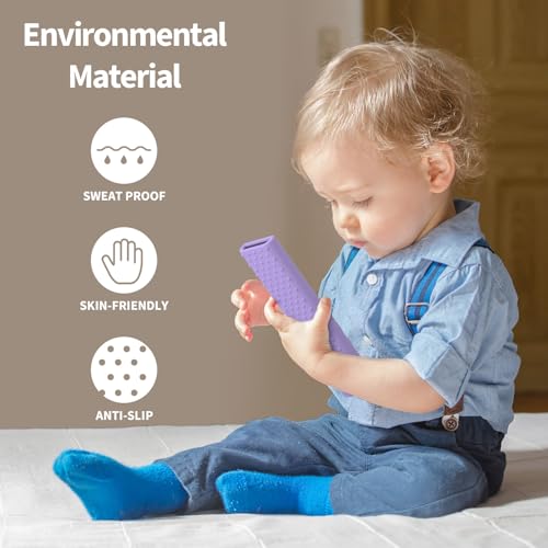 Image of Oboe Silicone Tv Remote Cover Compatible with Samsung Smart Tv Remote BN59-01311 Samsung QLED TV Remote Open Key Protective Case with Loop (I-Lavender Purple) [Remote NOT Included]