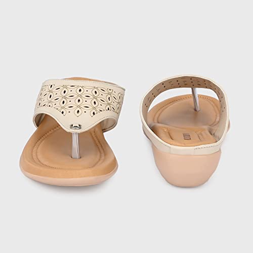 Image of Centrino Women's Thong Sandals | Comfortable Ortho Care Sandals For Ladies | Fashion Wear Sandal & Chappal |Stylish & Durable | Premium Comfort & Quality | Soft Cushioned for More comfort (3803)