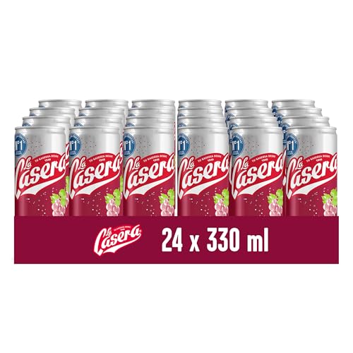La Casera Tinto de Verano con Gaseosa - Lata, Pack 24 x 33 cl