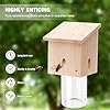 Carpenter Bee Trap for Outside - Pentroof Style Nature Hanging Wood Carpenter Bee Traps Outdoor - Best Bee Trap - Insect Traps with Removable Vault (1 Pack) #1