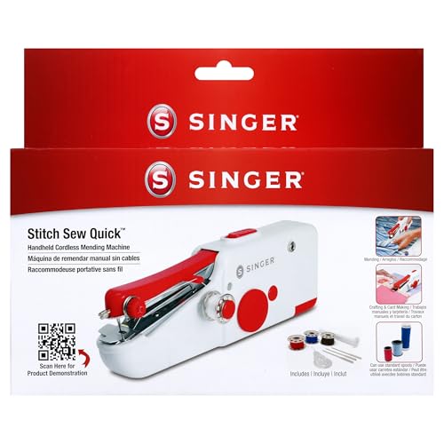 SINGER Stitch Sew Quick™ Portable Handheld Cordless Mending ...