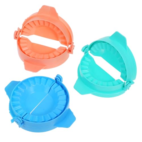 ULTECHNOVO 3pcs Dumpling Maker Reusable Plastic Ravioli Mold for Easy Dumpling Wrapping Empanada and Press Pastry Tools