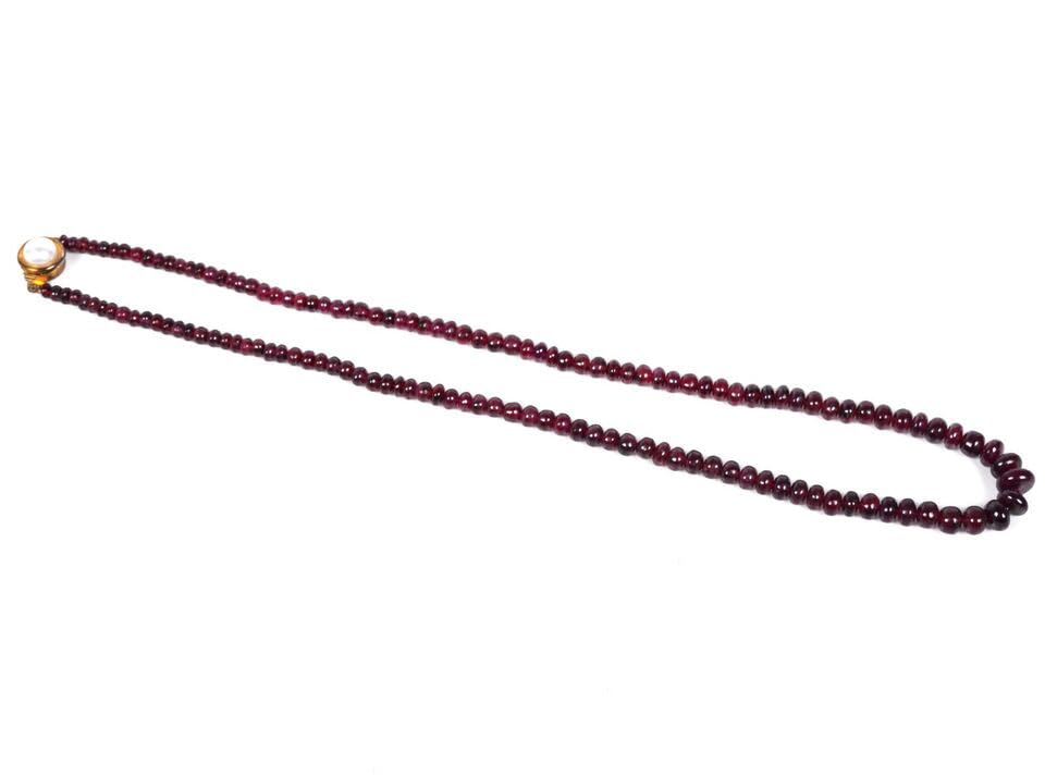 Certified 145 Carat Natural Red Ruby Gem Rondelle Beads Elite Class Necklace ~18" Women jewelry-image-31