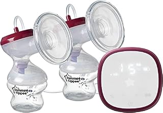 Tommee TippeeMade for MeDoubleElectric Breast Pump, Quiet and Lightweight, USB Rechargeable, Portable Unit with Massage and Express Modes