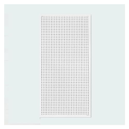 Pegboard Kit Pegboard Wall Organizer Panels Metal Pegboard Wall Organizer Tool Panel Organizer Suitable for Garage Storage with Hooks Storage Bins (White 32x71in)