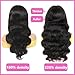 Kloiynj 360 Lace Front Wig Human Hair - 220% Density Body Wave HD Brazilian Virgin Full Lace Wig for Women - 28 Inch Pre-Plucked With Baby Hair - Natural Color