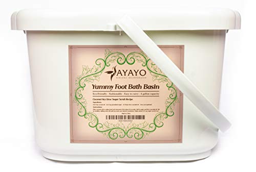Yummy Foot Bath Basin (Green) | Pedicure Spa | Foot Bath | Foot Massager | Athletic Foot | Eco Friendly