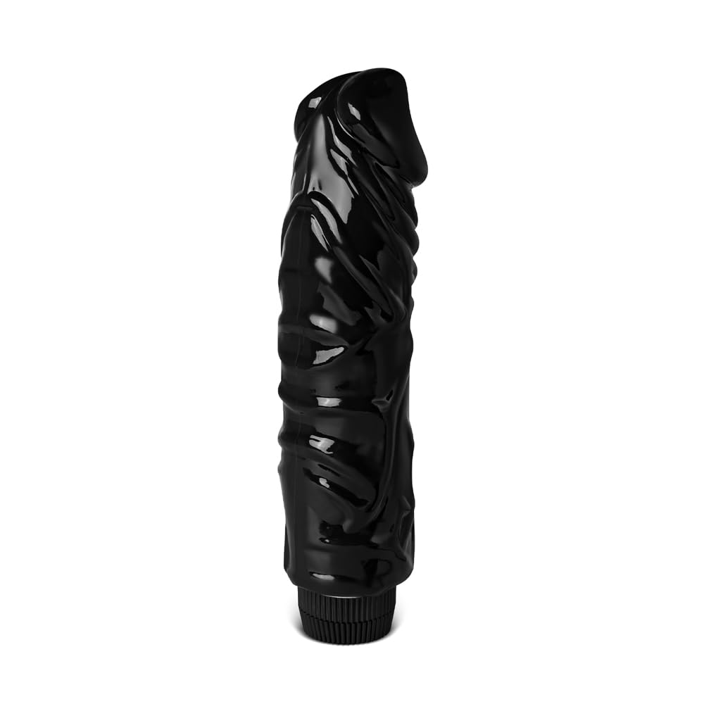 BeHorny Dildo Sex Toy Massive Girth 8.7" Realistic Penis Vibrator, Veins, Penis Head